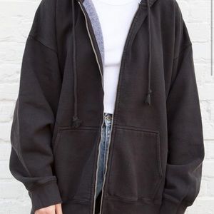 Black brandy melville hoodie